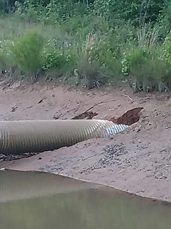 Land before excavation work