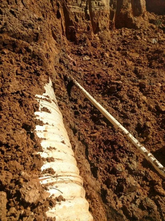 Land grading project in Lee County