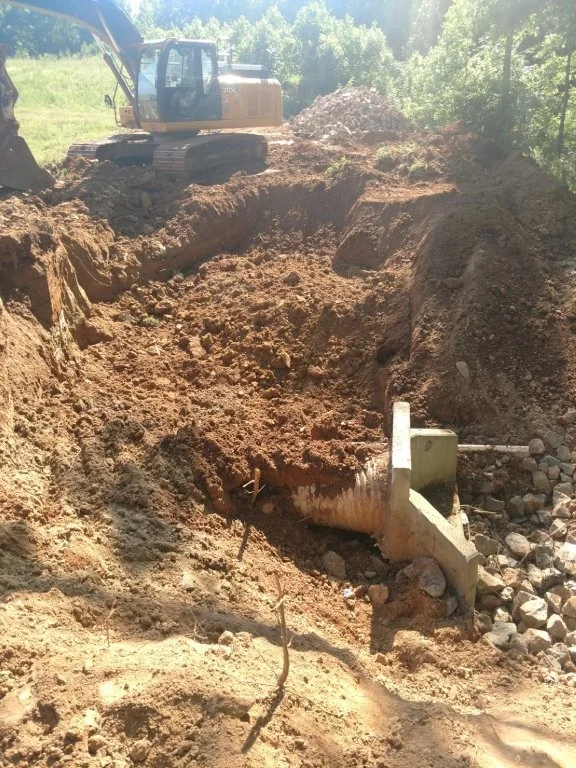 Site preparation for new construction