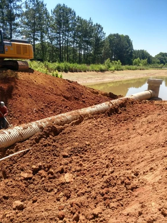 Culvert pipe installation